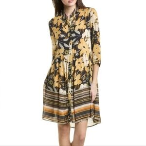 Blank London Haley Floral Button Down Dress Tunic